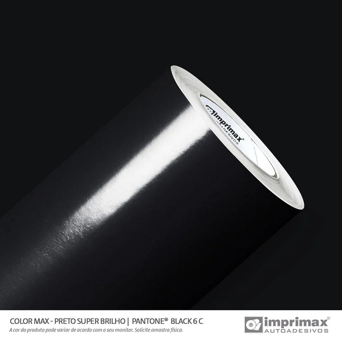 Vinilo Colormax Preto Super Brillo